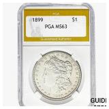 1899 Morgan Silver Dollar PGA MS63