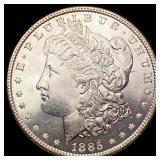 1885 Morgan Silver Dollar SUPERB GEM BU