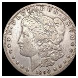 1890-CC Morgan Silver Dollar LIGHTLY CIRCULATED