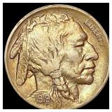 1919-D Buffalo Nickel CHOICE AU