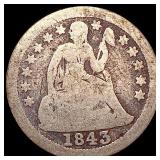 1843-O Seated Liberty Dime NICELY CIRCULATED