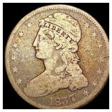 1837 Capped Bust Half Dollar LIGHTLY CIRCULATED