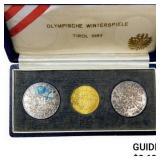 1984 Austria Winter Olympic Set w/ Gold (6.97g)(3