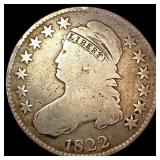 1822 Capped Bust Half Dollar NICELY CIRCULATED