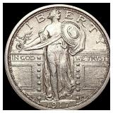 1917 TY1 Standing Liberty Quarter GEM BU