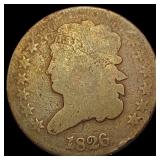 1826 Classic Head Half Cent NICELY CIRCULATED