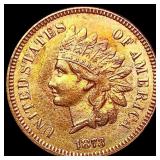 1873 Op. 3 Indian Head Cent CHOICE BU