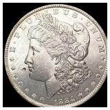 1884-O Morgan Silver Dollar SUPERB GEM BU