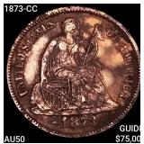 1873-CC Seated Liberty Dime CLOSELY UNCIRCULATED