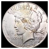 1928-S Silver Peace Dollar CLOSELY UNCIRCULATED