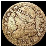 1814 STATESOF Capped Bust Dime NICELY CIRCULATED