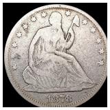 1878 Seated Liberty Half Dollar LIGHTLY CIRCULATED