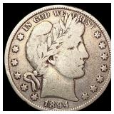 1894 Barber Half Dollar LIGHTLY CIRCULATED