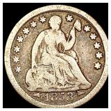 1853-O Seated Liberty Half Dime NICELY CIRCULATED