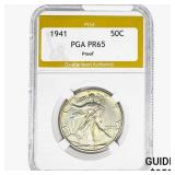 1941 Walking Liberty Half Dollar PGA PR65