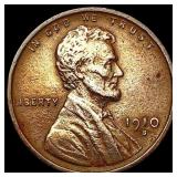 1910-S Wheat Cent CLOSELY UNCIRCULATED