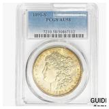 1891-S Morgan Silver Dollar PCGS AU58