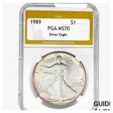 1989 Silver Eagle PGA MS70