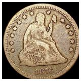 1876 Seated Liberty Quarter NICELY CIRCULATED