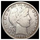 1901 Barber Half Dollar LIGHTLY CIRCULATED