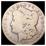 1890-CC Morgan Silver Dollar LIGHTLY CIRCULATED