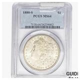 1880-S Morgan Silver Dollar PCGS MS64