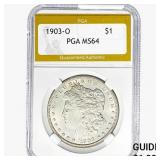 1903-O Morgan Silver Dollar PGA MS64