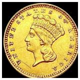 1862 Rare Gold Dollar UNCIRCULATED