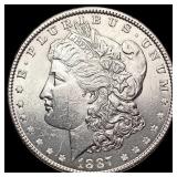 1887-P Morgan Silver Dollar GEM BU