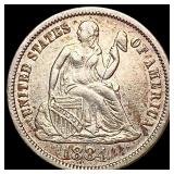 1884 Seated Liberty Dime NEARLY UNCIRCULATED