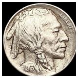 1913-S T1 Buffalo Nickel CHOICE AU