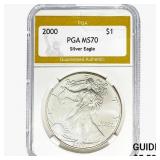 2000 Silver Eagle PGA MS70