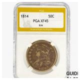 1814 Capped Bust Half Dollar PGA XF45 E/A