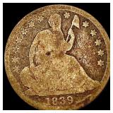 1839 O Seated Liberty Half Dime NICELY CIRCULATED