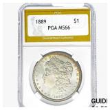 1889 Morgan Silver Dollar PGA MS66