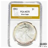 1993 Silver Eagle PGA MS70