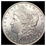 1884-O Vam 6 Morgan Silver Dollar SUPERB GEM BU