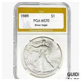 1989 Silver Eagle PGA MS70