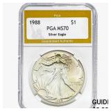 1988 Silver Eagle PGA MS70