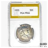 1955 Franklin Half Dollar PGA PR66