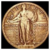 1917-S T2  Standing Liberty Quarter LIGHTLY