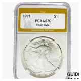 1991 Silver Eagle PGA MS70