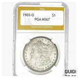 1903-O Morgan Silver Dollar PGA MS67