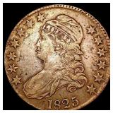 1825 Capped Bust Half Dollar ABOUT UNCIRCULATED