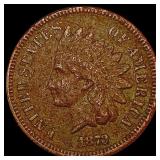 1873 Cl 3 Indian Head Cent LIGHTLY CIRCULATED