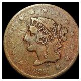 1839 Braided Hair Large Cent NICELY CIRCULATED