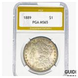 1889 Morgan Silver Dollar PGA MS65