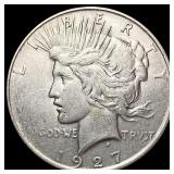 1927-D Silver Peace Dollar CLOSELY UNCIRCULATED