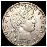 1913 Barber Quarter CLOSELY UNCIRCULATED