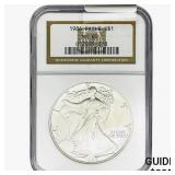 1986 Silver Eagle NGC MS69